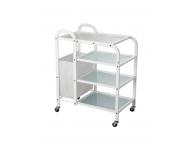 Kozmetick stolk na kolieskach Silverfox 1031 - biely