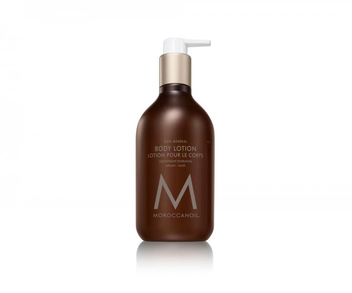 Hydratan telov mlieko Moroccanoil Body Lotion Oud Minral - morsk so a cdrov drevo, 360 ml