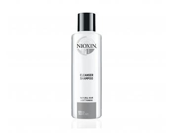 Rad pre mierne rednce prrodn vlasy Nioxin System 1 - ampn - 300 ml
