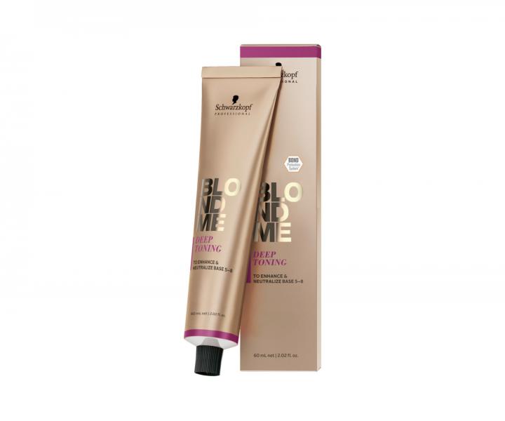 Hlbok tnovac krm Schwarzkopf Professional BlondMe Deep Toning - 60 ml, mliena okolda