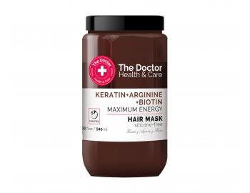 Energizujúca maska pre slabé a mastné vlasy The Doctor Keratin + Arginine + Biotin Mask - 946 ml