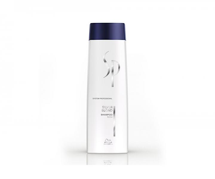 ampn pre blond a prirodzene ediv vlasy Wella Professionals SP Silver Blond Shampoo - 250 ml