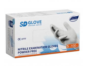 Nitrilov� rukavice SD Glove Nitrile Examination Gloves - 100 ks, biele, ve�kos� S