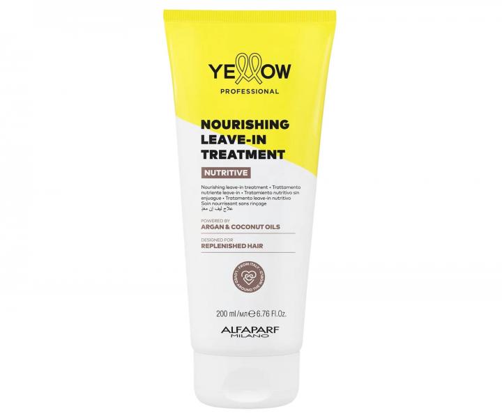 Bezoplachov� starostlivos� pre such� a krehk� vlasy Yellow Professional Nutritive Nourishing Leave-in Treatment - 200 ml