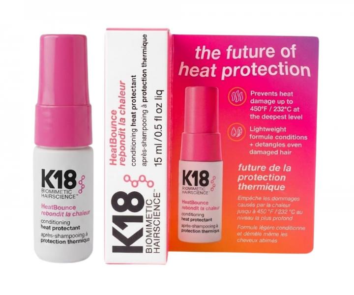 Sada na ochranu a v��ivu vlasov K18 Damage Shield + bezoplachov� kondicion�r HeatBounce Conditioning 15 ml zadarmo