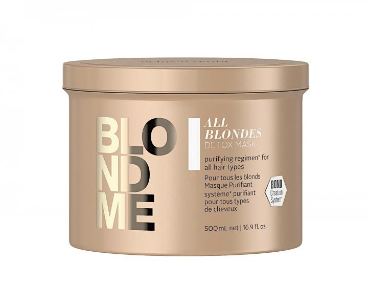 Detoxikan maska pre blond vlasy Schwarzkopf Professional All Blondes Detox Mask - 500 ml