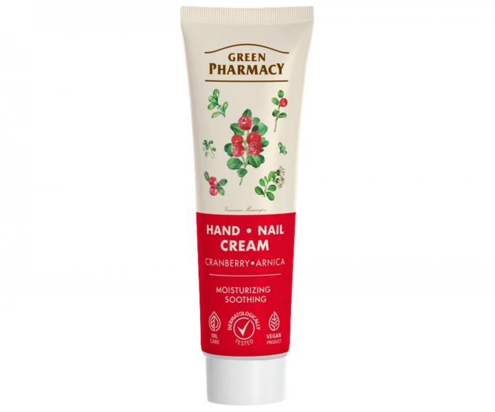 Kr�m na ruky a nechty s brusnicou a arnikou Green Pharmacy Hand And Nail Cream Cranberry - 100 ml