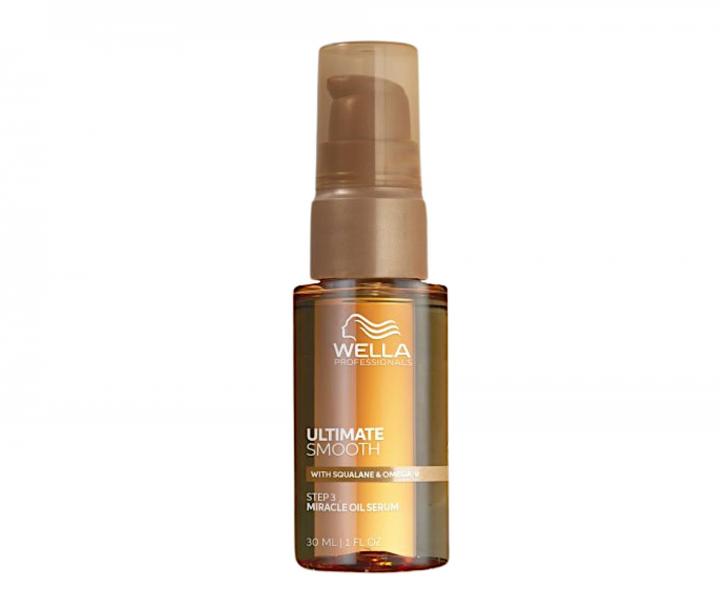 Olejov srum pre such vlasy Wella Professionals Ultimate Smooth Miracle Oil Serum - 30 ml