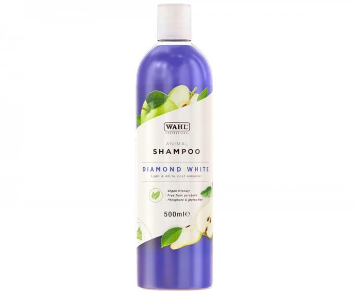 Rozjas�uj�ci �amp�n pre svetl� zvieraciu srs� Wahl Professional Animal Shampoo Diamond White - 500 ml