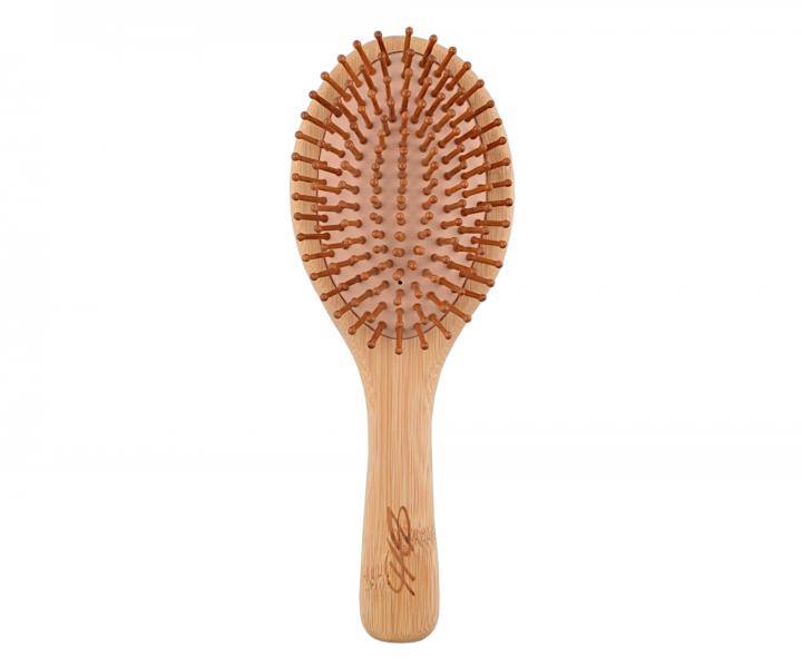Bambusov masna kefa na vlasy Detail - Hair style Bamboo Brush - 22,8 x 8,3 cm