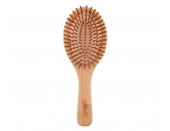 Bambusová masážna kefa na vlasy Detail - Hair style Bamboo Brush - 22,8 x 8,3 cm