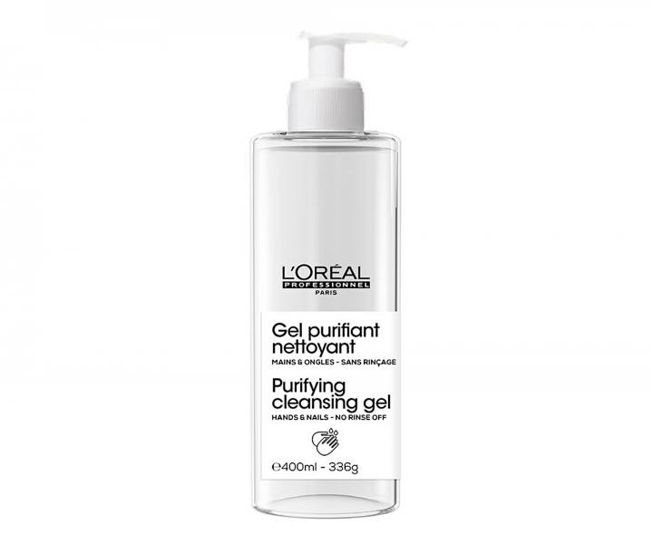 Dezinfek�n� g�l na ruky a nechty Lor�al Professionnel Gel Purifiant Nettoyant - 400 ml (bonus)