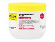 Maska na zachovanie farby farben�ch vlasov Yellow Professional Color Care Maintenance Mask - 500 ml