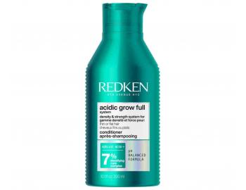 Kondicion�r pre hustotu a objem jemn�ch, z�ahnut�ch a norm�lnych vlasov Redken Acidic Grow Full System Conditioner - 300 ml