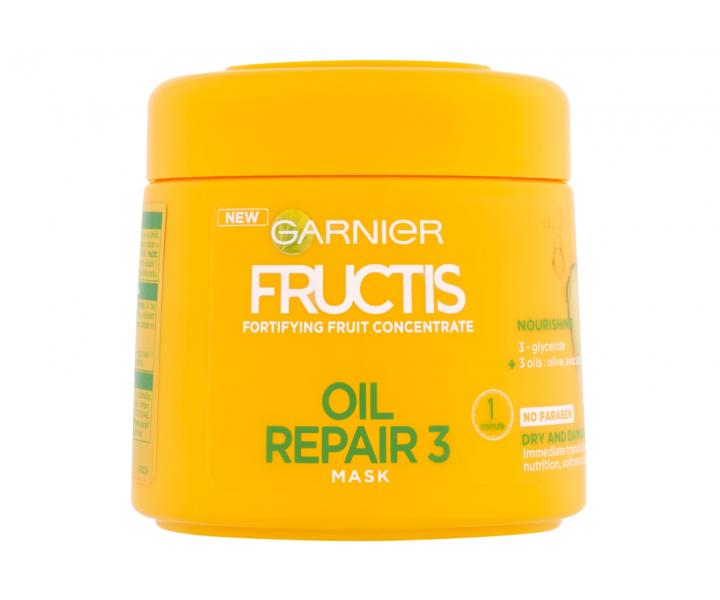 Maska pre such vlasy Garnier Fructis Oil Repair 3 - 300 ml