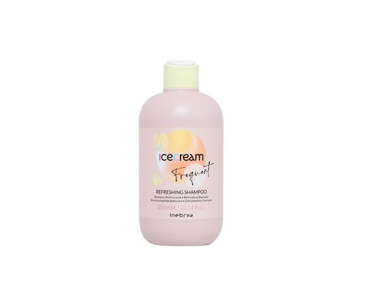 Osvieujci ampn s vakom z mty Inebrya Ice Cream Frequent Refreshing Shampoo - 300 ml