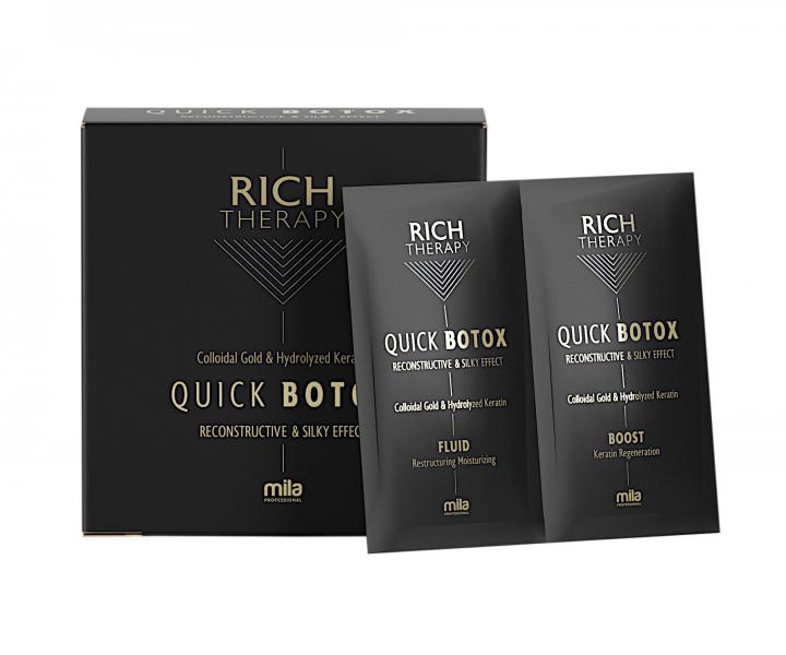 Rad vlasovej kozmetiky s keratnom pre obnovu pokodench vlasov Mila Rich Therapy