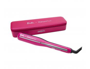 Parná žehlička na vlasy L’Oréal Professionnel SteamPod 3.0 - ružová - limitovaná edícia Barbie