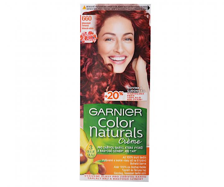 Permanentn farba Garnier Color Naturals 660 intenzvne erven