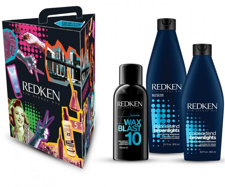 Dar�ekov� neutraliza�n� a posil�uj�ci sada Redken Color Brownlights +  starostlivos� zadarmo