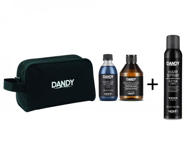 Darekov sada pre umvanie fzov a vlasov Dandy + lak na vlasy Dandy Extra Dry zadarmo