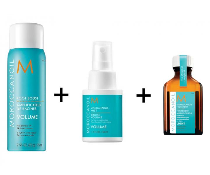 Sada pre objem Moroccanoil Style Like a Star Volume + ahk olejov starostlivos 25 ml ZADARMO
