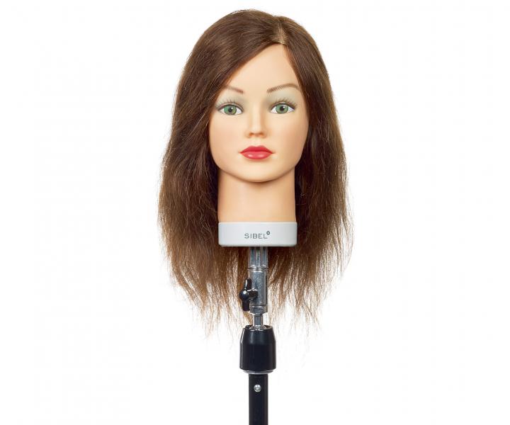 Cvin hlava s prrodnmi vlasmi Sibel Kathia - svetlo hned, 15-35 cm