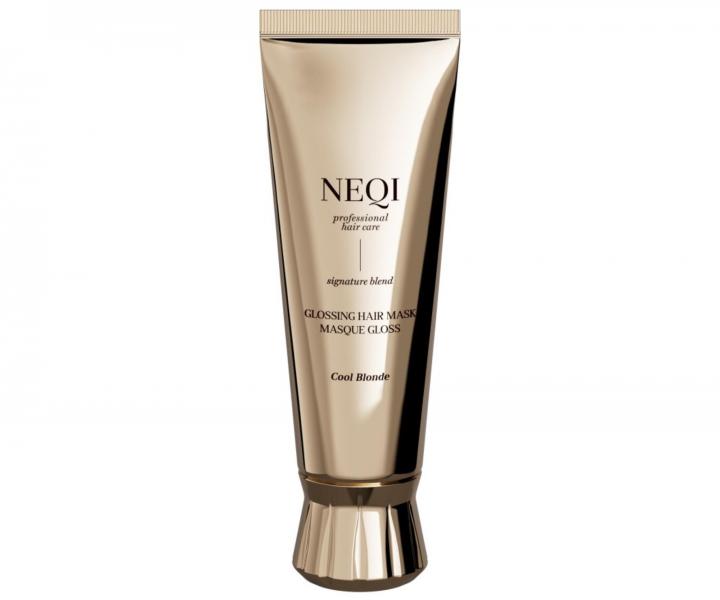 T�novacia maska ​​na vlasy Neqi Glossing Hair Mask Cool Blonde - 120 ml, studen� blond