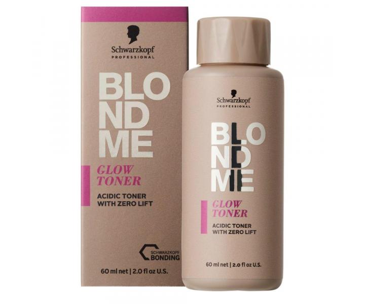 Pastelov� t�novac� kr�m Schwarzkopf Professional BlondMe Glow Toner Acidic Toner 9-19 Ice-Iris� - 60 ml, �adovo d�hov�