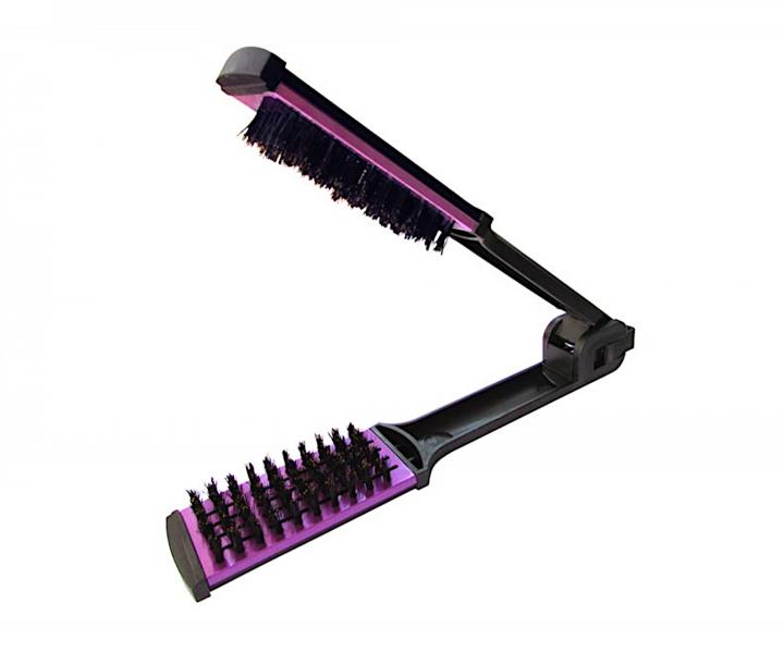 Kefa na vyrovnvanie vlasov Duko B077 - ierno-fialov