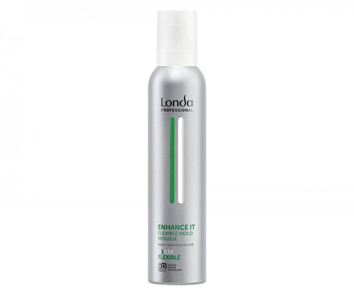 Pena pre objem vlasov od korienkov s �ahkou fix�ciou Londa Professional Enhance It Flexible Hold Mousse - 200 ml