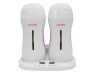 Sprava dvoch ohrievaov a apliktorov depilanho vosku Weelko DuoWax - bielo-ruov