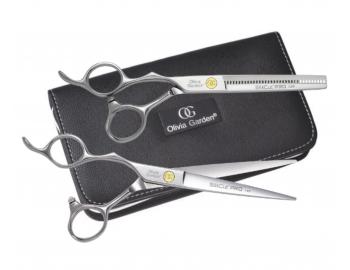 Sada kadern�ckych no�n�c 6,5 "a efila�n�ch no�n�c 6,35" pre �av�kov Olivia Garden SilkCut Pro