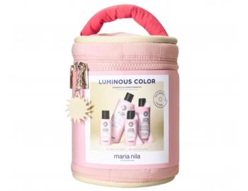 Dar�ekov� sada na rozjasnenie farben�ch vlasov Maria Nila Luminous Colour Beauty Bag + kozmetick� ta�ka zdarma