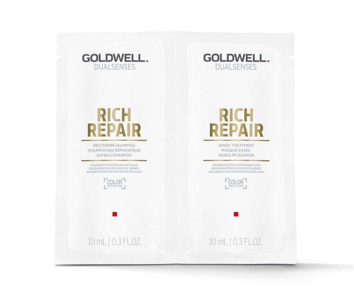ampn a kondicionr na such vlasy Goldwell Rich Repair - 2x10 ml