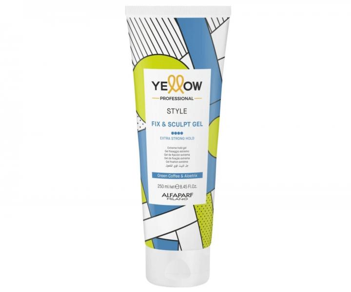 G�l na vlasy s extra silnou fix�ciou Yellow Professional Style Fix & Sculpt Gel - 250 ml