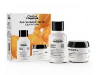 Cestovn� sada pre farben� a po�koden� vlasy Lor�al Professionnel S�ria Expert Metal Detox Anti-Breakage Hair Kit