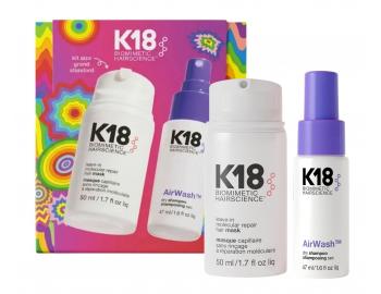 Dar�ekov� sada pre hydrat�ciu a svie�os� vlasov K18 Repair & Refresh Gift Set