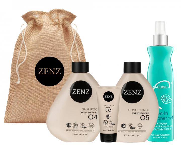 Darekov sada pre objem jemnch a normlnych vlasov Zenz Sweet Sense + kondicionr Malibu C zadarmo