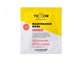 Maska na zachovanie farby farben�ch vlasov Yellow Professional Color Care Maintenance Mask - 10 ml (bonus)