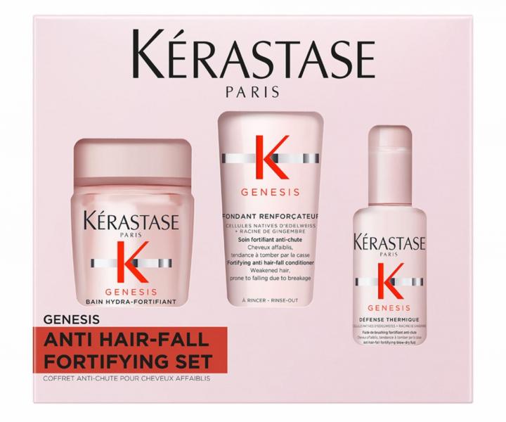 Darekov cestovn sada pre vlasy so sklonom k padaniu Krastase Genesis Essentials Set