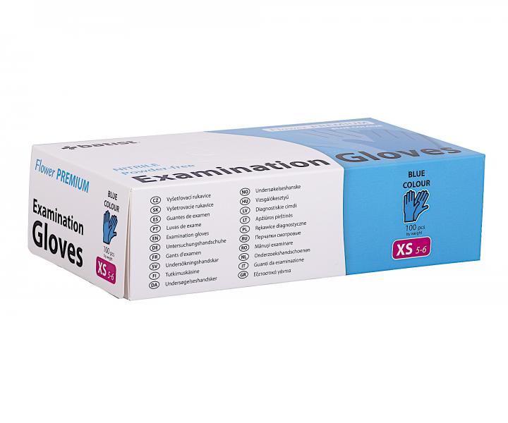 Jednorazov� nitrilov� rukavice Batist Flower Premium 100 ks - XS