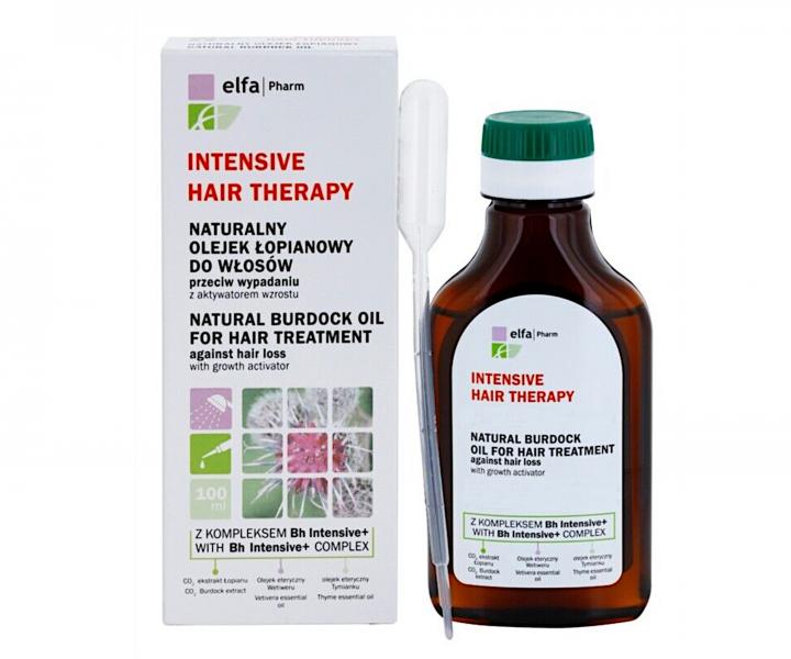 Olej proti vypadvaniu vlasov Elfa Pharm Intensive Hair Therapy Natural Burdock Oil - 100 ml