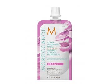 Tónujúca maska na vlasy Moroccanoil Color Depositing - Hibiscus, 30 ml