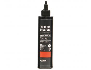 Tnujce pigmenty na vlasy Artgo Your Magic 7.4 | 7C - 200 ml, meden