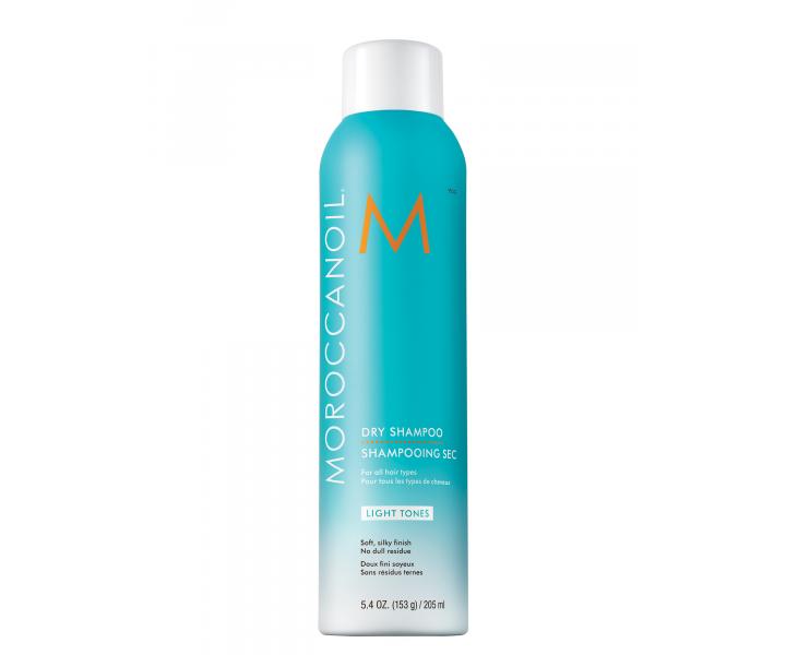 Suchý šampón pre svetlé odtiene vlasov Moroccanoil Light Tones - 205 ml