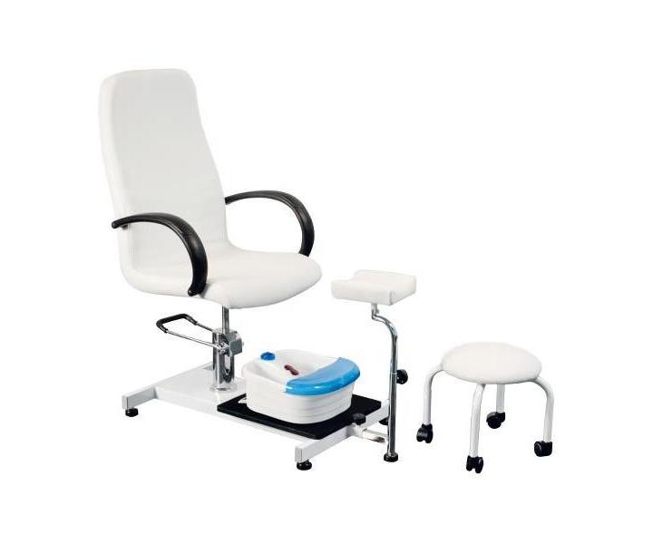 Pedik�rne sada Sibel - kreslo + podno�ka + stoli�ka - biela
