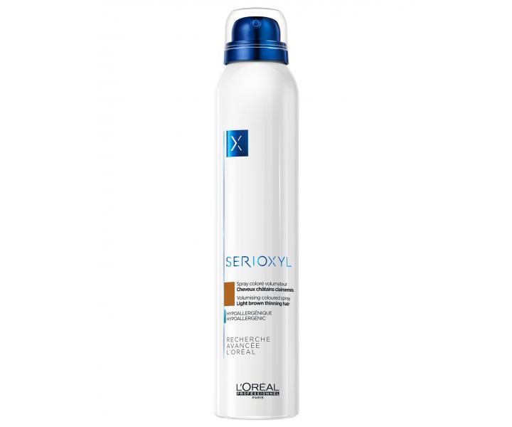 Sprej pre zakrytie redncich vlasov Loral Professionnel Serioxyl - svetlo hned, 200 ml