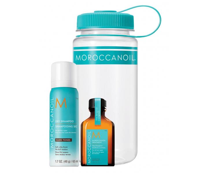 Sada pre starostlivos� o tmav� vlasy Moroccanoil + �portov� f�a�a zadarmo