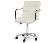 Kozmetick� kreslo na kolieskach Sibel Femke - biele